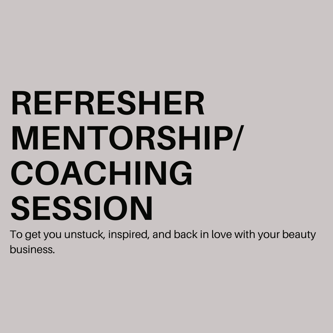 Refresher Training & Mentoring
