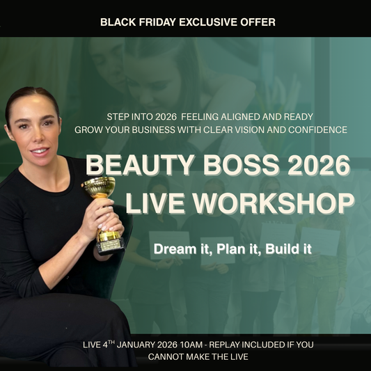 Beauty Boss 2026 Live Workshop - Dream it, Plan it, Build it.